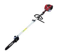Synergy Podadora de Altura Gasolina 65cc 2CV - Espada 25cm, Arranque Easy Cut, Transmisión Reforzada de 26mm, Cinturón de Soporte y Accesorios Incluidos