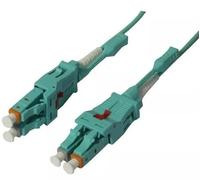 Synergy21 LWL-2-Faser-Patchk, 1,0mtr,LC-LC 50/125um OM3 Uniboot drehbar Push/Pull AD 2mm - Kabel - Multimode-Faser (S215541) Marca