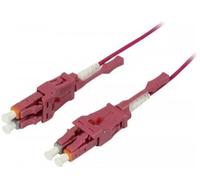 Synergy21 LWL-2-Faser-Patchk, 1,0mtr,LC-LC 50/125um OM4 Uniboot drehbar Push/Pull AD 2mm - Kabel - Multimode-Faser (S215551) Marca