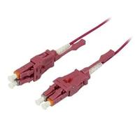 Synergy21 LWL-2-Faser-Patchk, 7,5mtr,LC-LC 50/125um OM4 Uniboot drehbar Push/Pull AD 2mm - Kabel - Multimode-Faser (S215556) Marca