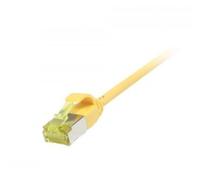 Synergy21 Patchkabel RJ45, CAT6A 500Mhz, 7,5m, Gelb, U/FTP, Slimline rund d=3,8mm, TPE/LSZH(Superflex), AWG32, mitCat,7 Rohkabel, Synergy 21 (S217378V3) Marca