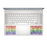 Synerlogic- Guía de Referencia rápida Windows + Word/Excel (para Windows) Adhesivos con accesos directos del Teclado, Vinilo Que no Deja residuos (arcoíris/pequeño/Combinado/2 Juego