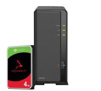 Synology DiskStation DS124 4TB Seagate IronWolf NAS Bundle NAS incl. 1x disco duro Seagate IronWolf de 3,5 pulgadas SATA de 4 TB
