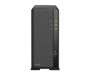 Synology DiskStation DS124 NAS de 1 bahía 2,5"/3,5" SATA HDD/SSD, 2x Gigabit LAN, 2x USB 3.0, 1GB RAM