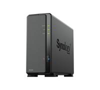 Synology DiskStation DS124 NAS Desktop Realtek RTD1619B 1GB DDR4 6TB HDD DiskStation Manager Negro (Synology DS124 6TB [Synology HAT3300] 1 bay NAS; Realtek RTD1619B 1.7GHz Quad-Core Processor; 1GB