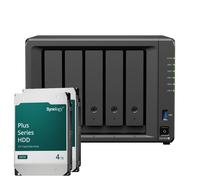 Synology DiskStation DS1525+ NAS de 5 bahías AMD Ryzen™ V1500B, 8 GB de RAM DDR4, 0/5 HDD/SSD