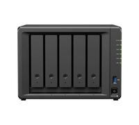 Synology - DiskStation DS1525+ servidor de almacenamiento NAS Ryzen Embedded V1500B 8 GB DDR4 0 TB Negro