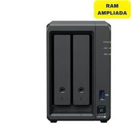 Synology DiskStation DS725+ NAS 2 Bahías 3.5"-2.5" con 32GB DDR4, Puerto 2.5GbE, Expansible hasta 7 Bahías - Torre - DS725+/32G