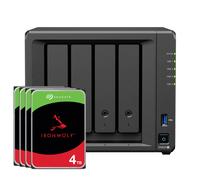 Synology DiskStation DS925+ NAS de 4 bahías AMD Ryzen™ V1500B, 4 GB de RAM DDR4, 0/4 HDD/SSD