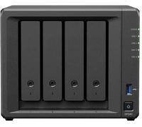NAS Synology 16GB AMD R1600 4 Bahías SATA 10GbE Escritorio Black Dual RJ-45 RAID