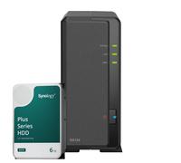 Synology DS124 6TB Synology Plus HDD NAS Bundle NAS incl. 1x disco duro Synology Plus HDD de 6 TB SATA de 3,5 pulgadas