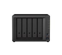 Synology DS1522+ 5-Bay DiskStation NAS AMD Ryzen R1600 8GB RAM 4 x RJ-45 1GbE puerto LAN, paquete con 5 x 2TB WD Red Plus HDDs