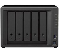 Synology DS1522+ Solución NAS de computadora de 30 TB y 5 bahías, instalada con 5 Unidades Western Digital Red Plus de 6 TB