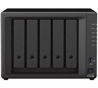 Synology DS1522+ Solución NAS de Escritorio de 5 bahías de 70 TB, instalada con 5 Unidades Western Digital Red Plus de 14 TB