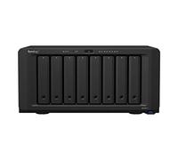Synology- DS1821+ NAS Diskstation de 8 bahías (AMD Ryzen V1500B de Cuatro núcleos a 2,2 GHz, 4 GB DDR4 ECC SODIMM, 4 Puertos LAN RJ-45 de 1 GbE), Paquete de 48 TB con 8 Seagate IronWolf de 6 TB