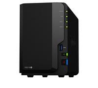 Synology DS218+ NAS Compacto Ethernet Negro - Unidad RAID (6000 GB, Unidad de disco duro, Unidad de disco duro, SSD, Serial ATA III, 3000 GB, 2.5/3.5")