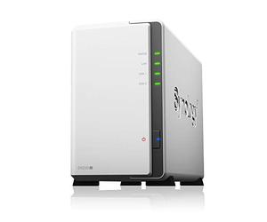 Synology DS220j 20TB 2 Bay Desktop NAS Solution | Instalado con 2 x 10 TB Western Digital Red Drives
