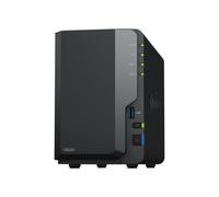 Synology DS223 68B3FN0 - Estación de disco NAS (Realtek RTD1619B Quad-Core de 2 GB de RAM, 1 puerto LAN RJ-45 de 1 GbE) con 2 discos duros WD Red Plus de 6 TB WD60EFZX