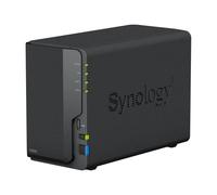 Synology DS223 - Estación de Disco NAS de 2 bahías (Realtek RTD1619B Quad-Core de 2 GB de RAM, 1 Puerto LAN RJ-45, 1 GbE, Paquete de 8 TB con 2 HAT3300-4T)