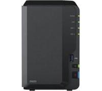 Synology DS223 - Estación de disco NAS de 2 bahías (Realtek RTD1619B Quad-Core de 2 GB de RAM, 1 puerto LAN RJ-45, 1 GbE) paquete de 4 TB con 2 discos duros de 2 TB