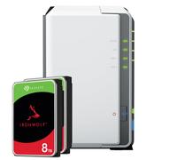 Synology DS223j 16TB IronWolf NAS Bundle NAS incl. 2 discos duros SATA de 3,5 pulgadas IronWolf de 8 TB
