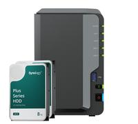 Synology DS224+ 16TB Plus HDD NAS bundle NAS incl. 2x 8TB Plus HDD Disco duro SATA de 3,5 pulgadas