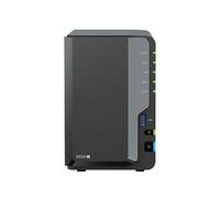 Synology DS224+ - Estación de disco NAS de 2 bahías (Intel Celeron J4125 de 4 núcleos de 2,0 GHz, 2 GB DDR4, 2 puertos RJ-45 1 GbE, 6 TB con 2 discos duros Seagate IronWolf NAS de 3 TB (ST3000VN006)