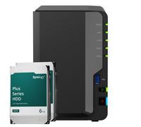 Synology DS225+ 12TB Plus HDD NAS bundle NAS incl. 2 discos duros SATA de 3,5 pulgadas Synology Plus de 6 TB