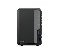 Synology DS225+ 4TB (Synology HAT33) 2 bahías Plus, Serie Intel Celeron J4125 de Cuatro núcleos, 2 GB de SODIMM DDR4 no ECC actualizable a 6 GB utilizando D4NS01-4G. 1 Puerto LAN RJ-45 de 2,5 GbE y 1