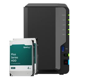 Synology DS225+ 8TB Plus HDD NAS bundle NAS incl. 2 discos duros SATA de 3,5 pulgadas Synology Plus de 4 TB