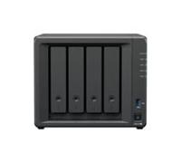 Synology DS423+ 4-Bay - Estación de disco NAS (Intel Celeron J4125 de 4 núcleos, 2 GB de RAM, 2 puertos RJ-45 1 GbE, 48 TB con 4 discos duros de 12 TB)