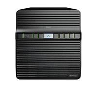 Synology DS423 - Solución NAS de escritorio de 16 TB y 4 bahías instalada con 4 unidades Western Digital Red Plus de 4 TB