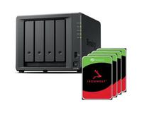 Synology DS425+ 24TB Bundle Seagate (4X 6TB Seagate Ironwolf) 4 Bay Desktop NAS; con procesador Intel Celeron J4125 de Cuatro núcleos, 2 GB de RAM DDR4