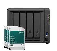 Synology DS425+ 8TB Synology Plus HDD NAS Bundle NAS incl. 4 discos duros Synology Plus de 2 TB SATA de 3,5 pulgadas
