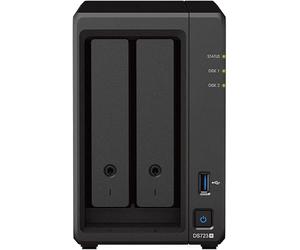 Synology DS723+ - Solución NAS de Escritorio de 20 TB y 2 bahías, instalada con 2 Unidades Western Digital Red Plus de 10 TB
