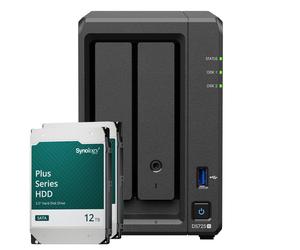 Synology DS725+ 24TB Plus HDD NAS bundle NAS incl. 2 discos duros SATA de 3,5 pulgadas Synology Plus de 12 TB