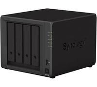 Synology DS923+ 4-Bay Diskstation NAS (AMD Ryzen™ 4 Threads R1600 Dual-Core 4 GB RAM 2 x RJ-45 1GbE puerto LAN) 24TB Bundle con 4X 6TB Synology Plus Series HDDs (HAT3300-6T)