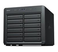 Synology DX1215II Unidad de Expansión NAS (12 Bahías) SATA, Serial ATA II, Serial ATA III, Negro