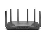 Synology - RT6600ax Router WiFi6 1xWAN 3xGbE 1x2.5Gb router inalámbrico Tribanda (2,4 GHz/5 GHz/5 GHz) Negro