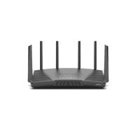 Synology - RT6600ax Router WiFi6 1xWAN 3xGbE 1x2.5Gb router inalámbrico Tribanda (2,4 GHz/5 GHz/5 GHz) Negro