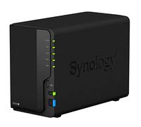 Synology Solución NAS de Escritorio DS220+ de 16 TB de 2 bahías, instalada con 2 Unidades Western Digital Red de 8 TB