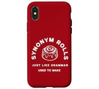 Synonym Rolls, Just Like Grammar Used to Make. Funny Dad Carcasa para iPhone X/XS