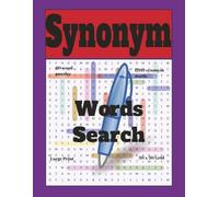 Synonym Word Search: Large Print Simile Word Search for Seniors, Adults and Kids