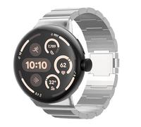 synsing Correa magnética de titanio compatible con Google Pixel Watch 3 de 45 mm, correa de repuesto de metal de titanio compatible con Google Pixel Watch 3 de 45 mm, accesorio de correa para hombres