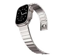 synsing Correa magnética de titanio Ultra 2 compatible con Apple Watch Ultra de 49 mm, 45 mm, 44 mm, 42 mm, 41 mm, 40 mm, 38 mm, correa de metal de titanio para iWatch, color titanio, 38 mm