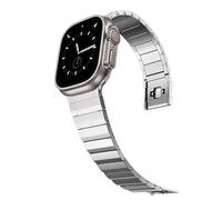synsing Correa magnética de titanio Ultra 2 compatible con Apple Watch Ultra de 49 mm, 45 mm, 44 mm, 42 mm, 41 mm, 40 mm, 38 mm, correa de metal de titanio para iWatch, color plateado, 38 mm