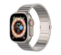 synsing Correa magnética de titanio Ultra 2 Series 10 de 46 mm compatible con Apple Watch Ultra de 49 mm, 45 mm, 44 mm, 42 mm, 41 mm, 40 mm, 38 mm, correa de metal de titanio para iWatch - Correa de