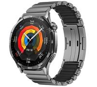 synsing Correa universal de metal de titanio de 22 mm con cierre Easyfit para Huawei GT6/GT6 Pro/GT5/4/3 Pro 46 mm, Garmin Fenix 8 47 mm/Fenix 6 Pro, forro de silicona híbrido, ligero, sin tirones en