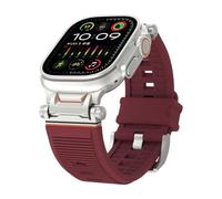 synsing Rugged Ultra 2 Series 10 46 mm Armand Compatible con Apple Watch Ultra 49 mm, 45 mm, 44 mm, 42 mm para hombre, 26 mm de ancho, correa Ultra iWatch con TPU de alta calidad y conector de metal