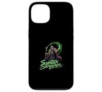 Syntax Sorcerer Coding Wizard Funny Programmer Carcasa para iPhone 13